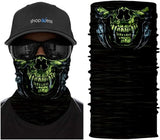 Braga Cuello Tubular para adultos Skull Skeleton Calavera Disfraz Halloween Máscara Cara Ski Snowboard Buff Deporte 