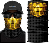 Braga Cuello Tubular para adultos Robot Personaje C3PO Star Wars la guerra de las galaxias Luke Skywalker