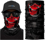 Braga Cuello Tubular para adultos Skull Skeleton Calavera Feliz Dia de Los Muertos Mexico Disfraz Halloween Máscara Cara Ski Snowboard Buff Deporte Bandera Polonia Poland Flag