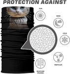 Braga Cuello Tubular para niños gato Animal máscara 