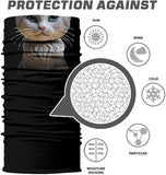 Braga Cuello Tubular para niños gato Animal máscara 