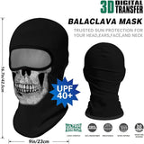 Pasamontañas Balaclava para adultos Skull Skeleton Calavera Feliz Dia de Los Muertos Mexico Disfraz Halloween Máscara Cara Ski Snowboard Buff Deporte