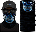Braga Cuello Tubular para adultos Skull  Scanner Skeleton Calavera Escaner Feliz Dia de Los Muertos Mexico Disfraz Halloween Máscara Cara Ski Snowboard Buff Deporte 