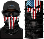 Braga Cuello Tubular Pañuelo para adultos Personaje Punisher Vengeance Alien Bandera EEUU Bandera Estados Unidos