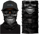 Braga Cuello Tubular para adultos Skull Tatuaje Tattoo Skeleton Calavera Smoker Feliz Dia de Los Muertos Mexico Disfraz Halloween Máscara Cara Ski Snowboard Buff Deporte 