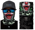 Braga Cuello Tubular Pañuelo para adultos Payaso Terrifier Clown Halloween Scary Movie