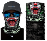 Braga Cuello Tubular Pañuelo para adultos Payaso Terrifier Clown Halloween Scary Movie