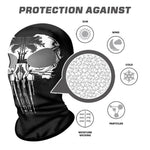Pasamontañas Balaclava para adultos Skull Skeleton Calavera Feliz Dia de Los Muertos Mexico Disfraz Halloween Máscara Cara Ski Snowboard Buff Deporte Alien Punisher Vengador