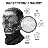 Pasamontañas Balaclava para adultos Skull Skeleton Calavera Feliz Dia de Los Muertos Mexico Disfraz Halloween Máscara Cara Ski Snowboard Buff Deporte Alien Smoker 