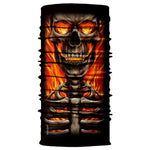 Braga Cuello Tubular para adultos Skull Skeleton Calavera Llamas Disfraz Halloween Máscara Cara Ski Snowboard Buff Deporte