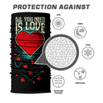 Braga Cuello Tubular · All you need is love Negro