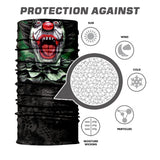 Braga Cuello Tubular Pañuelo para adultos Payaso Terrifier Clown Halloween Scary Movie