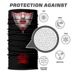 Braga Cuello Tubular para adultos Skull Doll Skeleton Calavera Muñeca Feliz Dia de Los Muertos Mexico Disfraz Halloween Máscara Cara Ski Snowboard Buff Deporte