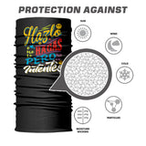 Braga Cuello Tubular para adultos buff para hombre para mujer Frase Hazlo o no lo hagas pero no lo intentes