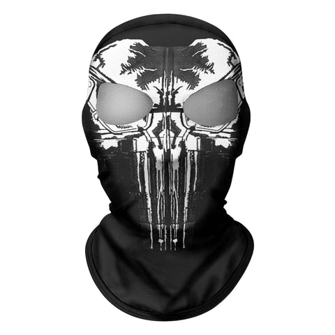 Pasamontañas Balaclava para adultos Skull Skeleton Calavera Feliz Dia de Los Muertos Mexico Disfraz Halloween Máscara Cara Ski Snowboard Buff Deporte Alien Punisher Vengador