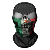 Pasamontañas Balaclava para adultos Skull Skeleton Calavera Feliz Dia de Los Muertos Mexico Disfraz Halloween Máscara Cara Ski Snowboard Buff Deporte Bandera Mexico Mexican Flag Mexico