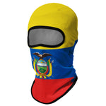 Pasamontañas Balaclava para adultos  Disfraz Halloween Máscara Cara Ski Snowboard Buff Deporte Bandera Ecuador Flag Ecuador