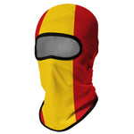 Pasamontañas Balaclava para adultos  Disfraz Halloween Máscara Cara Ski Snowboard Buff Deporte Bandera España Spanish Flag Spain