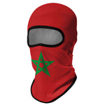 Pasamontañas Balaclava para adultos  Disfraz Halloween Máscara Cara Ski Snowboard Buff Deporte Bandera Marruecos Moroccan Flag Morocco