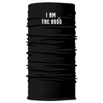 Braga Cuello Tubular para adultos buff para hombre Frase I am the boss