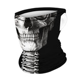 Braga Cuello Tubular para niños Skull Skeleton Calavera Feliz Dia de Los Muertos Mexico Disfraz Halloween Máscara Cara Ski Snowboard Buff Deporte 