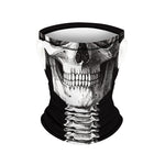 Braga Cuello Tubular para adultos Skull Skeleton Calavera Feliz Dia de Los Muertos Mexico Disfraz Halloween Máscara Cara Ski Snowboard Buff Deporte 
