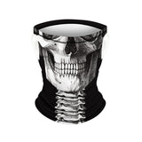 Braga Cuello Tubular para adultos Skull Skeleton Calavera Feliz Dia de Los Muertos Mexico Disfraz Halloween Máscara Cara Ski Snowboard Buff Deporte 