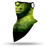 Braga Cuello Tubular para adultos Personaje Hulk Marvel Comics Marvel Universe Vengadores Avengers Disfraz Halloween Máscara Cara Ski Snowboard Buff Deporte 