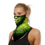 Braga Cuello Tubular para adultos Personaje Hulk Marvel Comics Marvel Universe Vengadores Avengers Disfraz Halloween Máscara Cara Ski Snowboard Buff Deporte 