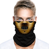 Braga Cuello Tubular para adultos buff para hombre Personaje Hannibal Lecter