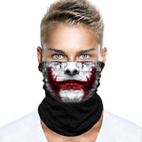 Braga Cuello Tubular para adultos Joker Batman Villano Superheroe DC Comics Payaso Fiesta Halloween Disfraz 