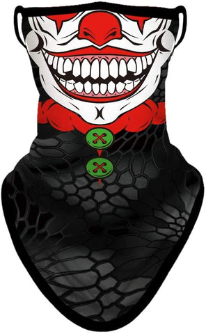 Braga Cuello Tubular para adultos Disfraz Halloween Máscara Cara Ski Snowboard Buff Deporte Clown Payaso Joker DC Comics