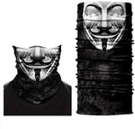 Braga Cuello Tubular Pañuelo para adultos Personaje Anonymus Personaje Vendetta La Casa de Papel Money Heist