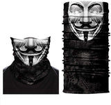 Braga Cuello Tubular Pañuelo para adultos Personaje Anonymus Personaje Vendetta La Casa de Papel Money Heist