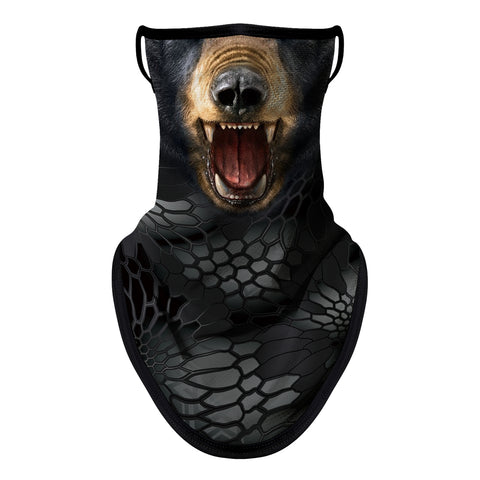 Braga Cuello Tubular para adultos Disfraz Halloween Máscara Cara Ski Snowboard Buff Deporte Animal Oso