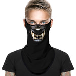 Braga Cuello Tubular para adultos Animal Lobo Disfraz Halloween Máscara Cara Ski Snowboard Buff Deporte 