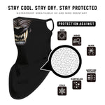 Braga Cuello Tubular para adultos Animal Lobo Disfraz Halloween Máscara Cara Ski Snowboard Buff Deporte 
