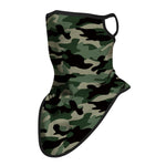 Braga Cuello Tubular para adultos Camuflaje Verde Máscara Cara Orejeras Ski Snowboard Buff Deporte