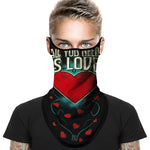 Braga Cuello Tubular para adultos All You Need Is Love Máscara Cara Orejeras Ski Snowboard Buff Deporte