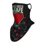 Braga Cuello Tubular para adultos All You Need Is Love Máscara Cara Orejeras Ski Snowboard Buff Deporte