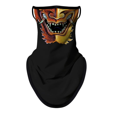 Braga Cuello Tubular para adultos Disfraz Halloween Máscara Cara Ski Snowboard Buff Deporte Samurai Dragón 