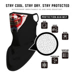 Braga Cuello Tubular para adultos Disfraz Halloween Máscara Cara Ski Snowboard Buff Deporte Samurai Dragón 