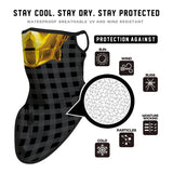 Braga Cuello Tubular para adultos Disfraz Halloween Máscara Cara Ski Snowboard Buff Deporte Personaje C3PO Star Wars la Guerra de las Galaxias Robot C3P0