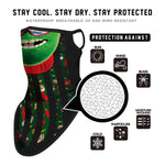 Braga Cuello Tubular para adultos Personaje Grinch Navidad Disfraz Halloween Máscara Cara Ski Snowboard Buff Deporte 