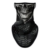 Braga Cuello Tubular para adultos Skull Skeleton Calavera Feliz Dia de Los Muertos Mexico Disfraz Halloween Máscara Cara Ski Snowboard Buff Deporte
