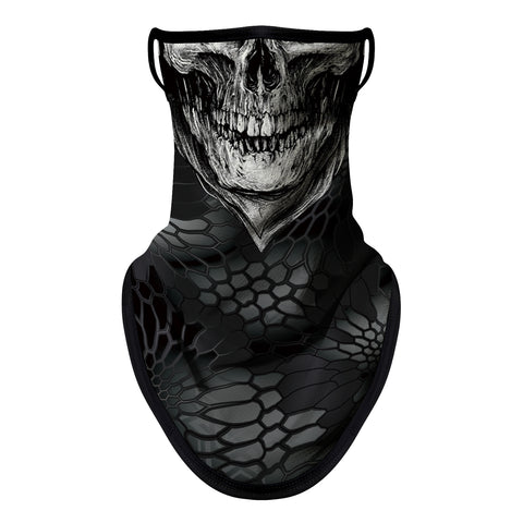 Braga Cuello Tubular para adultos Skull Skeleton Calavera Feliz Dia de Los Muertos Mexico Disfraz Halloween Máscara Cara Ski Snowboard Buff Deporte