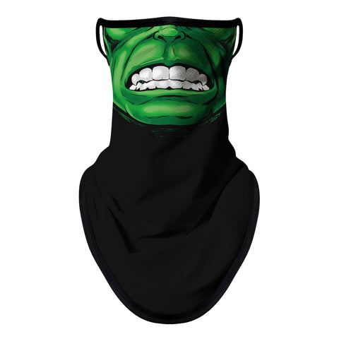 Braga Cuello Tubular para adultos Personaje Hulk Marvel Comics Marvel Universo Vengadores Avengers Disfraz Halloween Máscara Cara Ski Snowboard Buff Deporte 