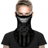 Braga Cuello Tubular para adultos Venom Marvel DC Marvel Comics Disfraz Halloween Máscara Cara Ski Snowboard Buff Deporte Bandera Estados Unidos USA Flag