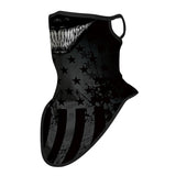 Braga Cuello Tubular para adultos Venom Marvel DC Marvel Comics Disfraz Halloween Máscara Cara Ski Snowboard Buff Deporte Bandera Estados Unidos USA Flag