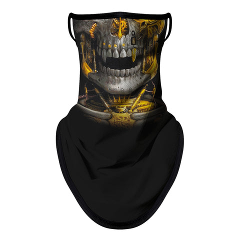 Braga Cuello Tubular para adultos Skull Skeleton Calavera Feliz Dia de Los Muertos Mexico Disfraz Halloween Máscara Cara Ski Snowboard Buff Deporte